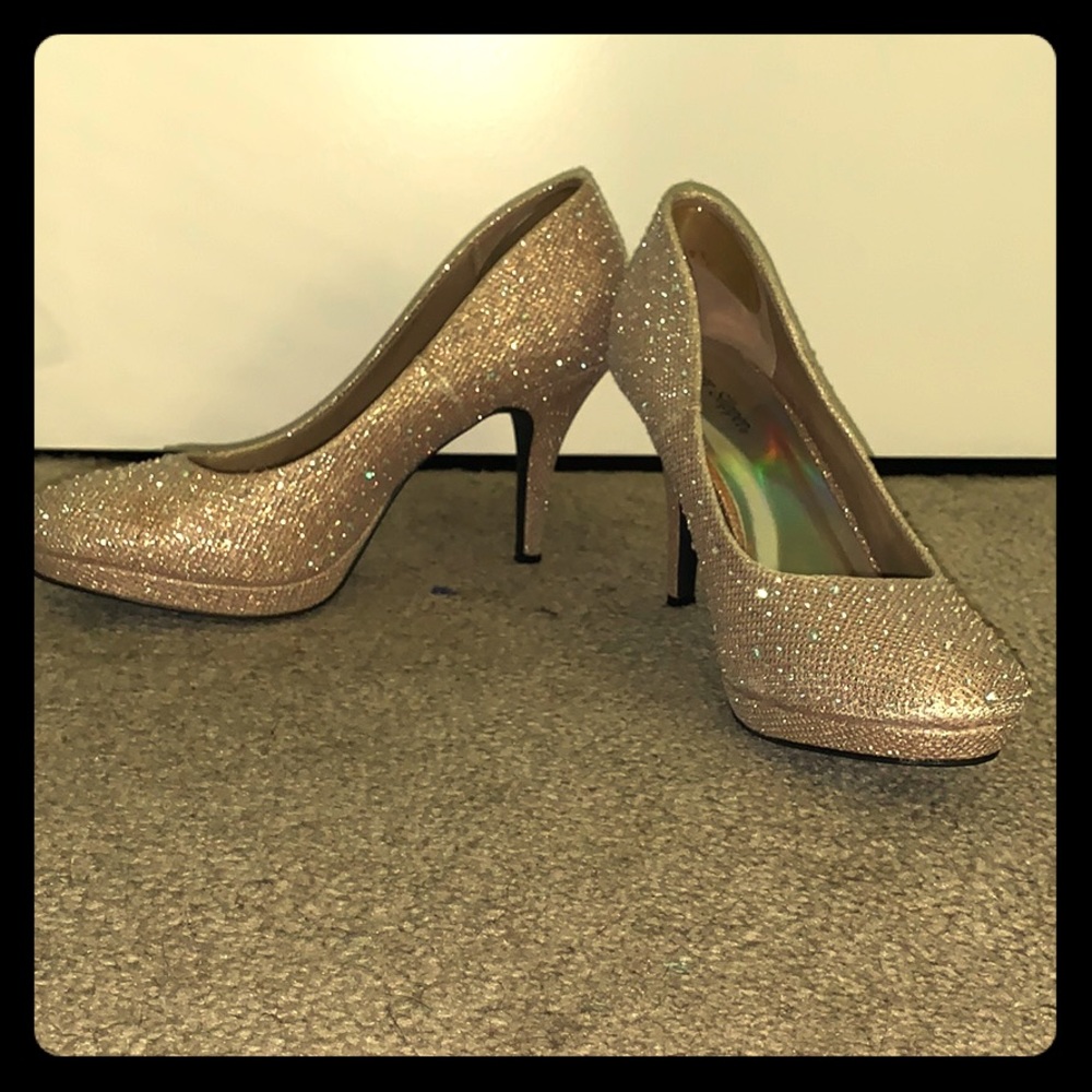 Gold heels